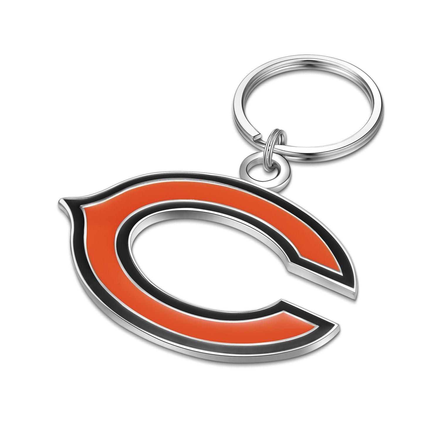 NFL Large Primary Team Logo Key Chain - Gamedays Gear - Chicago Bears