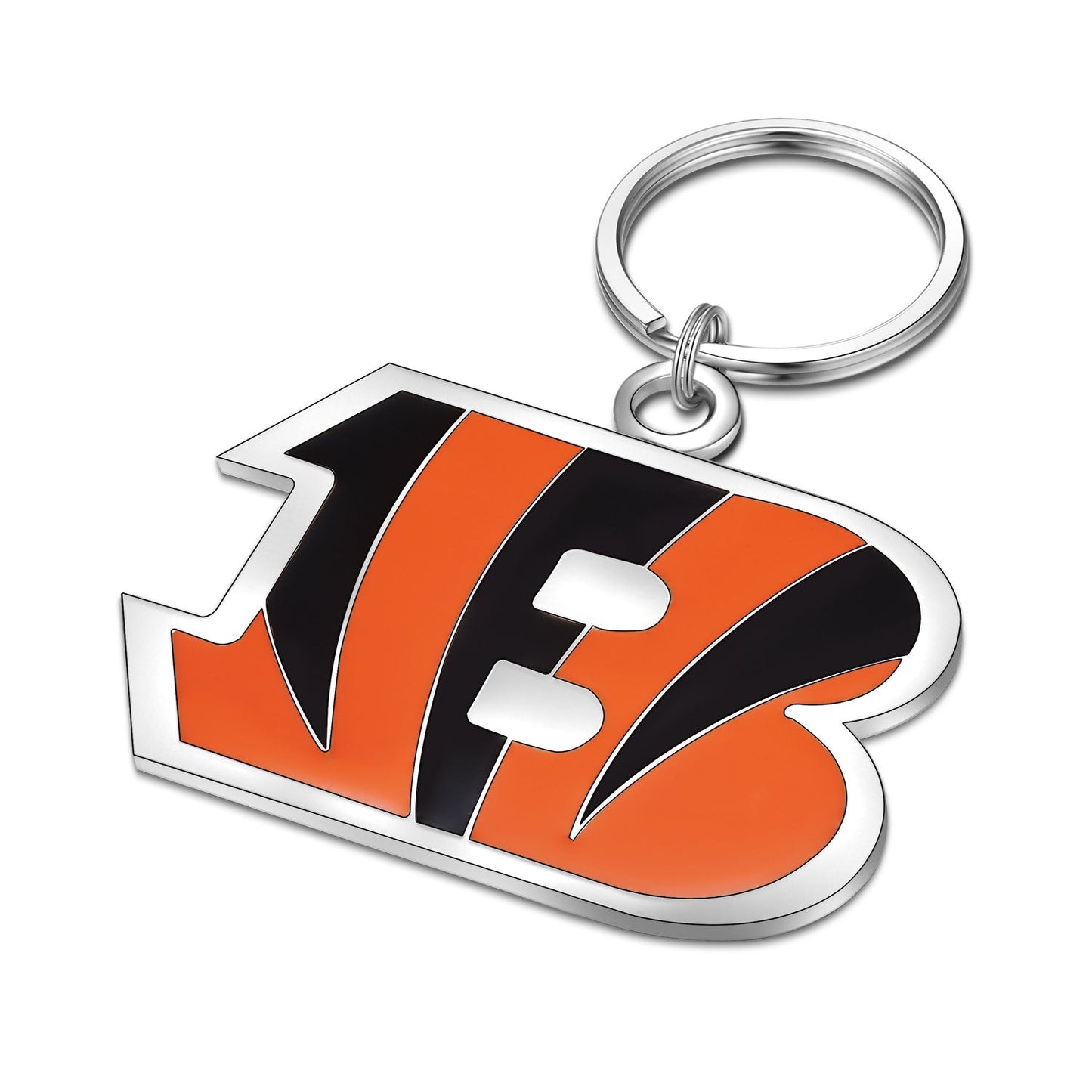 NFL Large Primary Team Logo Key Chain - Gamedays Gear - Cincinnati Bengals