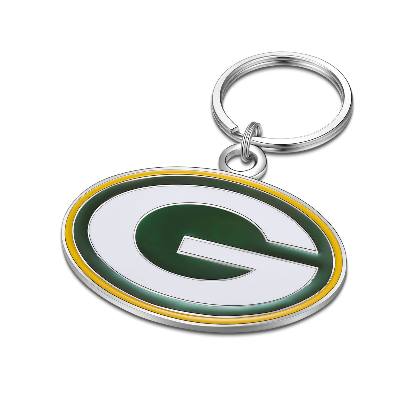 NFL Large Primary Team Logo Key Chain - Gamedays Gear - Green Bay Packers