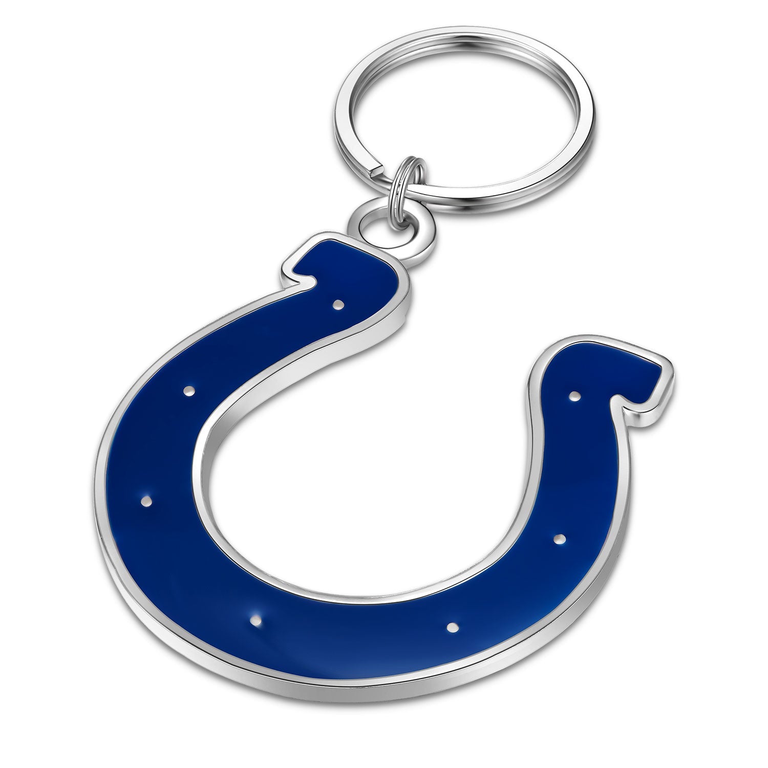 NFL Large Primary Team Logo Key Chain - Gamedays Gear - Indiana Colts