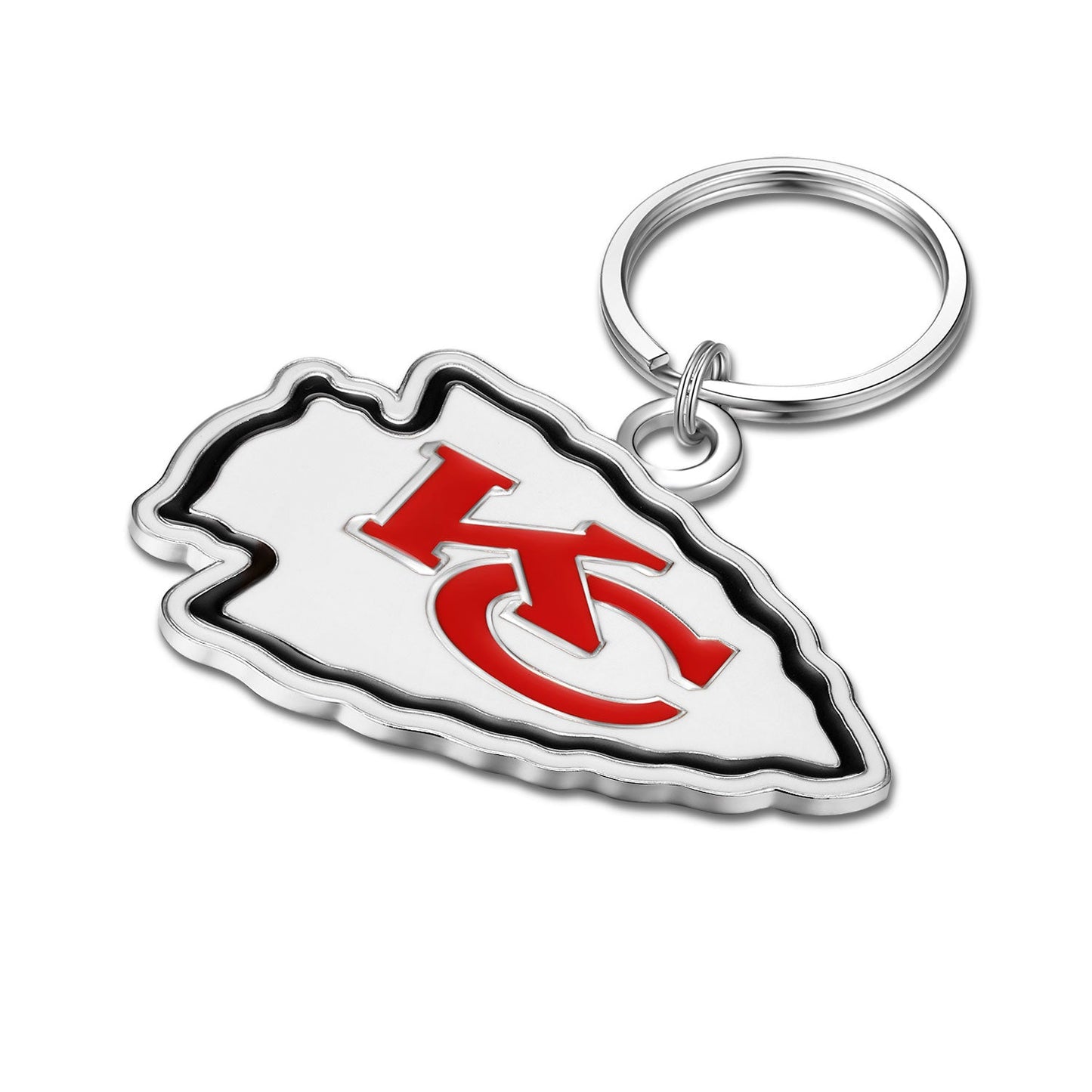 NFL Large Primary Team Logo Key Chain - Gamedays Gear - Kansas City Chiefs