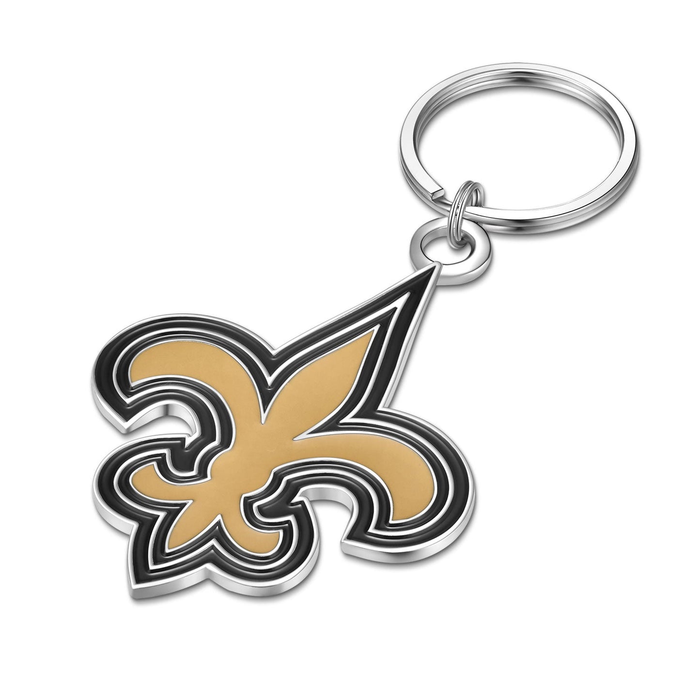 NFL Large Primary Team Logo Key Chain - Gamedays Gear - New Orleans Saints