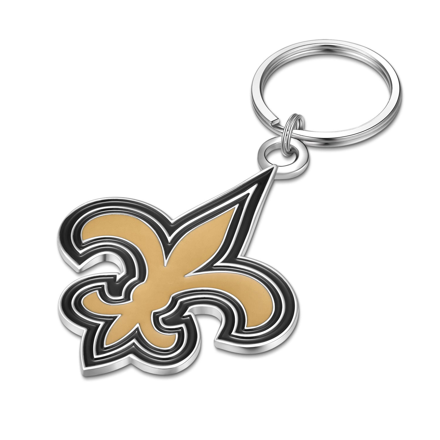 NFL Large Primary Team Logo Key Chain - Gamedays Gear - New Orleans Saints