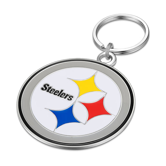 NFL Large Primary Team Logo Key Chain - Gamedays Gear - Detroit Lions