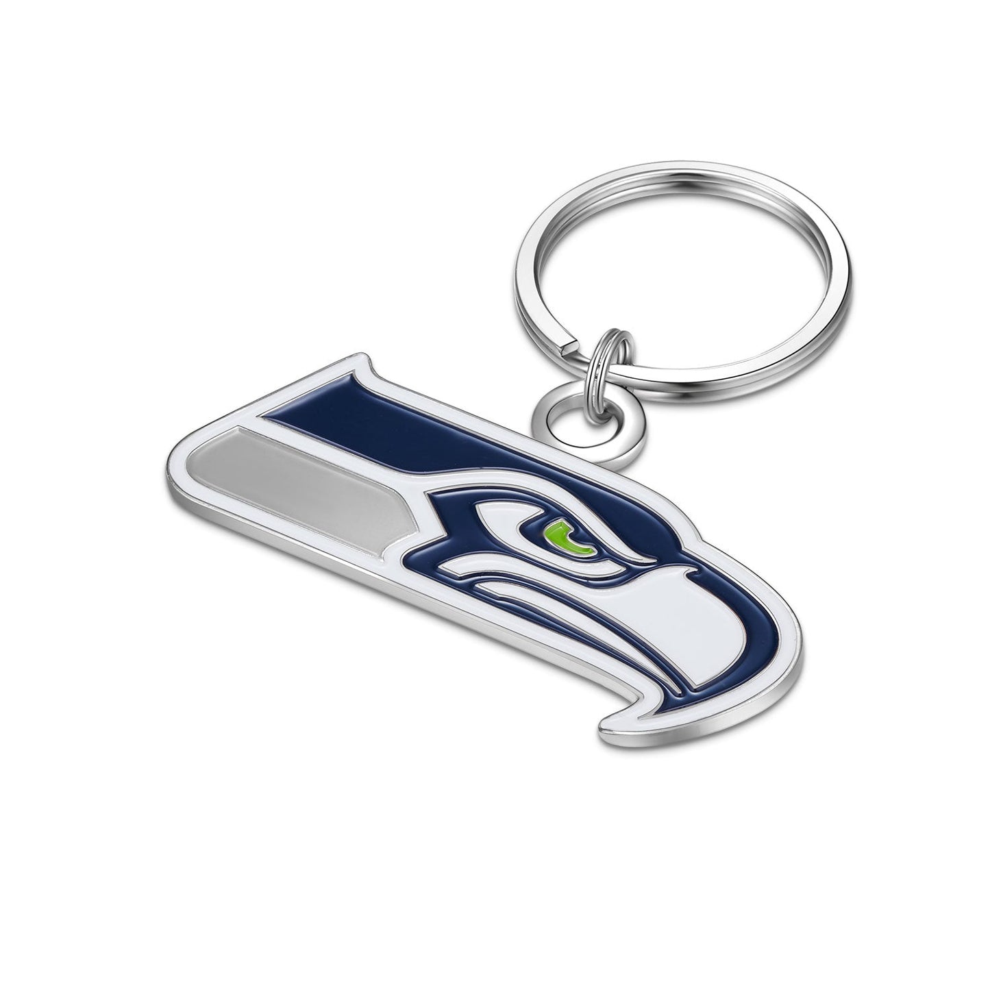 NFL Large Primary Team Logo Key Chain - Gamedays Gear - Seattle Seahawks