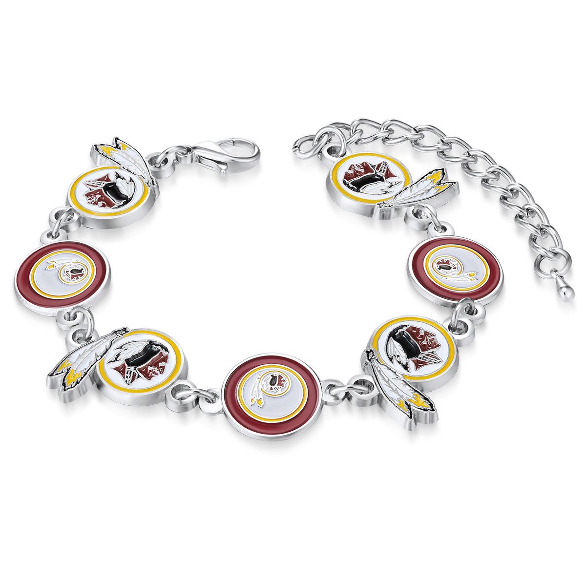 NFL Logo Bangle Bracelet - Gamedays Gear - Washington Redskins