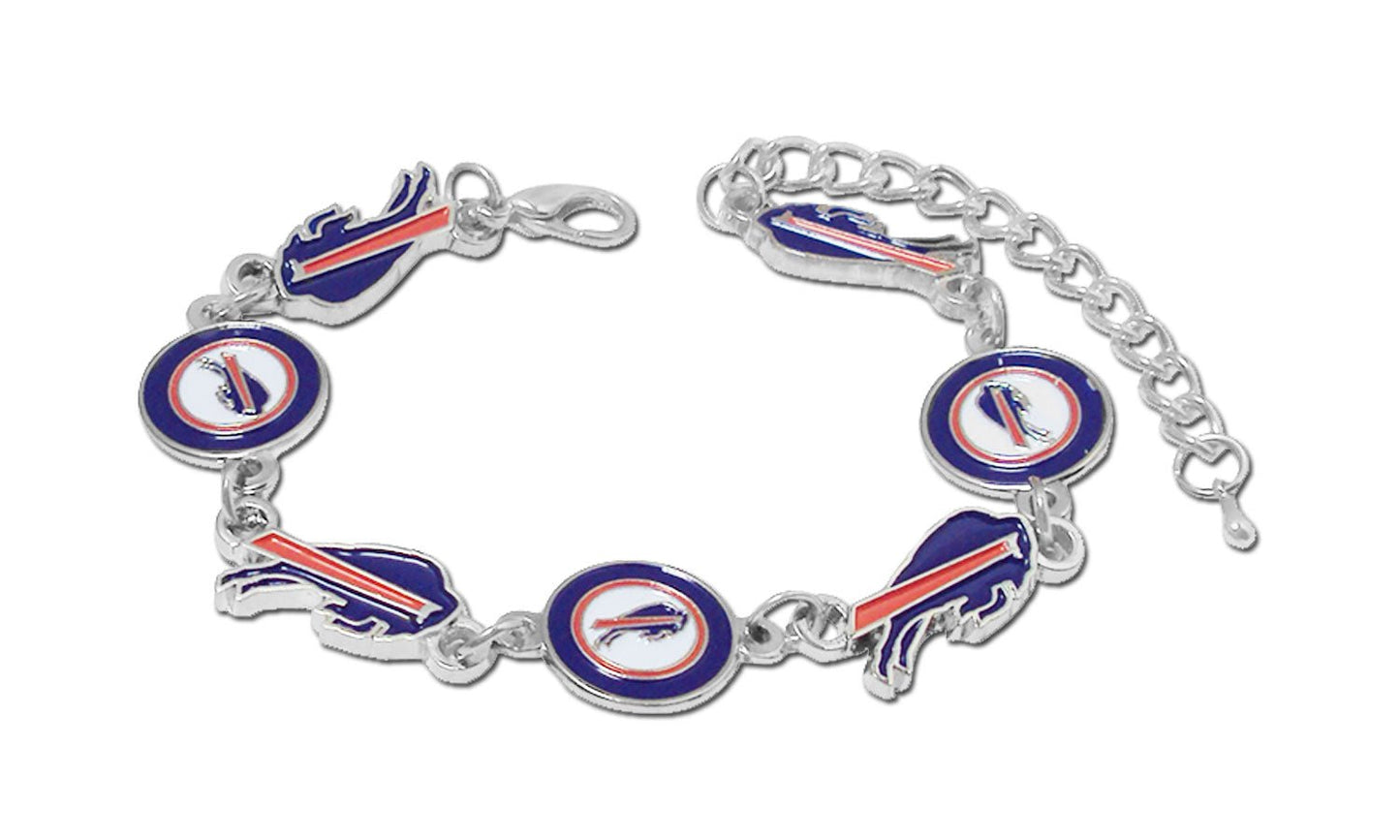 NFL Logo Bangle Bracelet - Gamedays Gear - Buffalo Bills