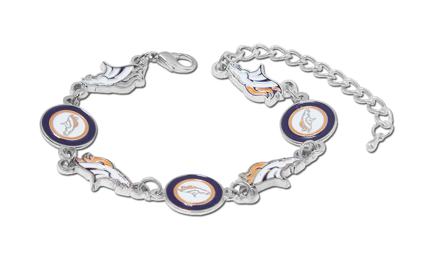 NFL Logo Bangle Bracelet - Gamedays Gear - Denver Broncos