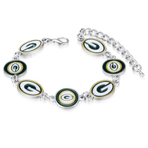 Green Bay Packers Logo Bangle Bracelet
