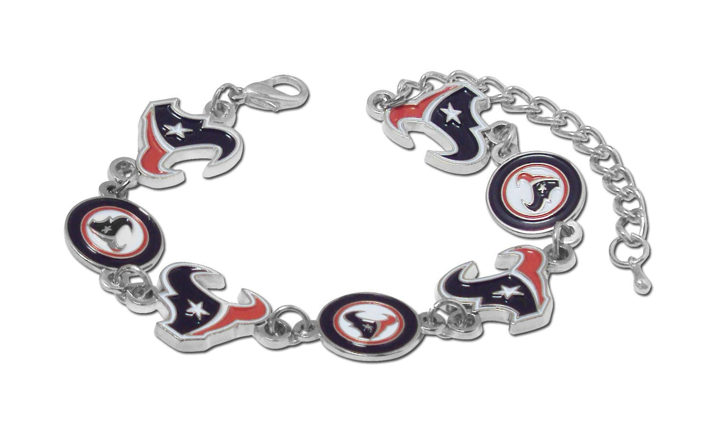 NFL Logo Bangle Bracelet - Gamedays Gear - Houston Texans