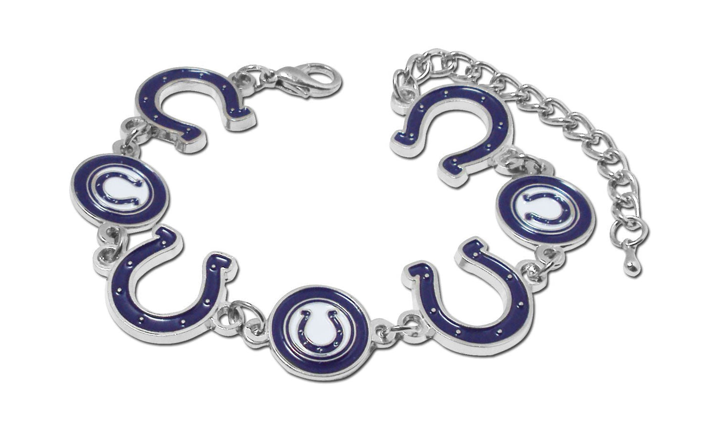 NFL Logo Bangle Bracelet - Gamedays Gear - Indiana Colts