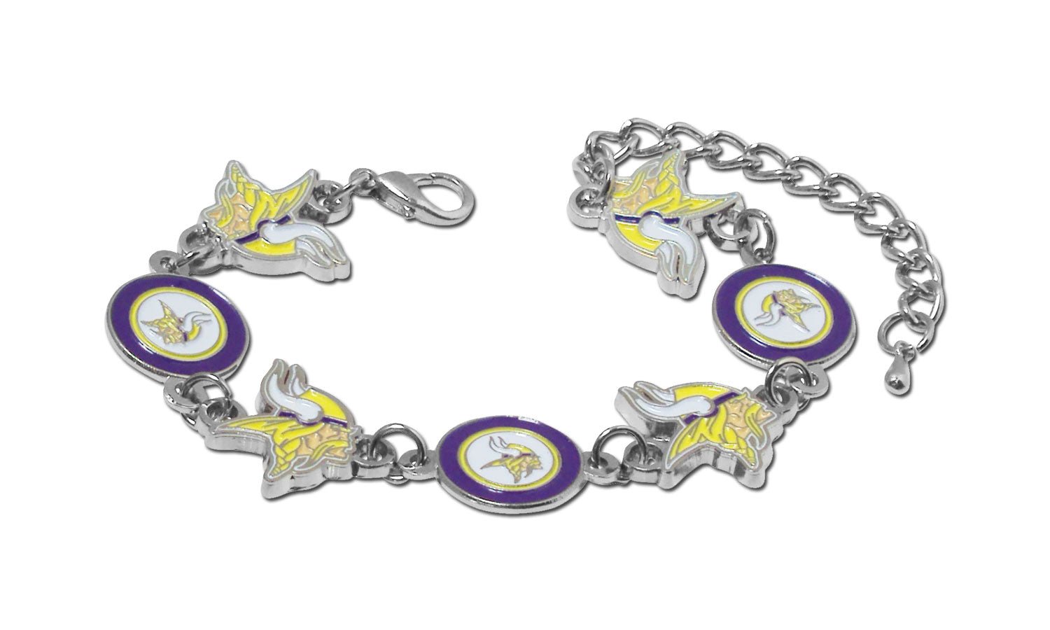 NFL Logo Bangle Bracelet - Gamedays Gear - Minnesota Vikings