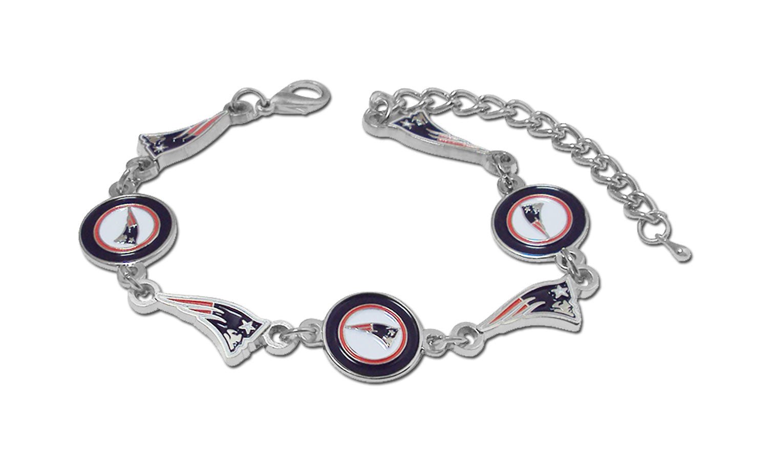 NFL Logo Bangle Bracelet - Gamedays Gear - New England Patriots