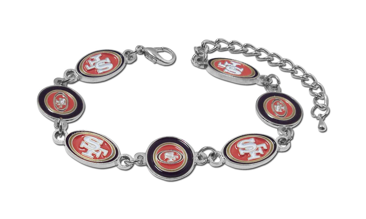 NFL Logo Bangle Bracelet - Gamedays Gear - San Francisco 49ers