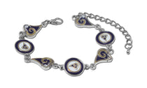Los Angeles Rams Logo Bangle Bracelet