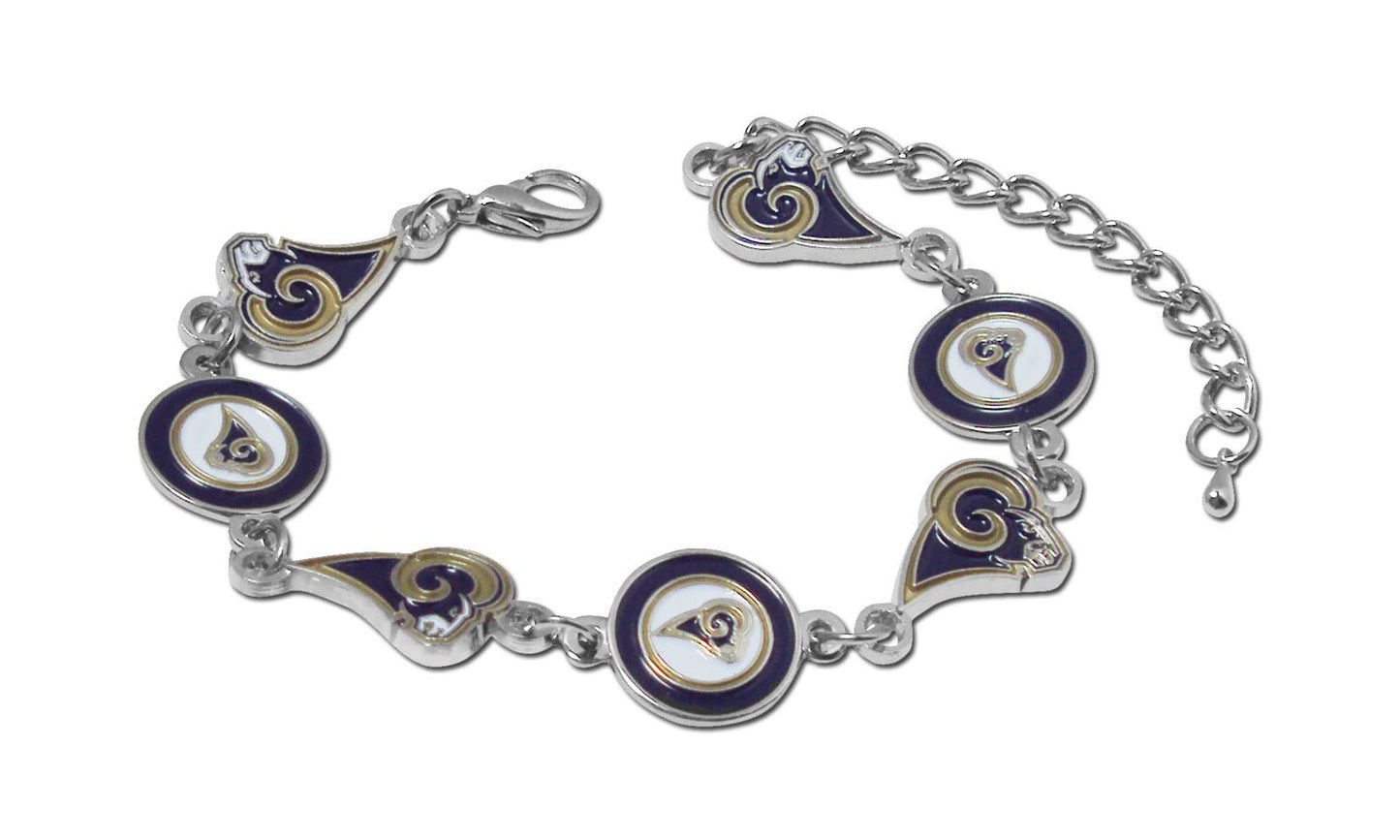 NFL Logo Bangle Bracelet - Gamedays Gear - Los Angeles Rams