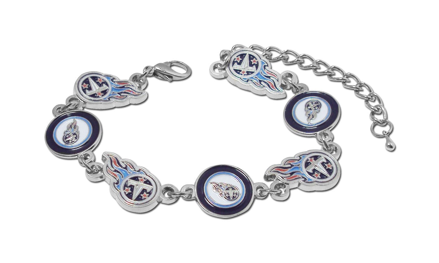 NFL Logo Bangle Bracelet - Gamedays Gear - Tennessee Titans