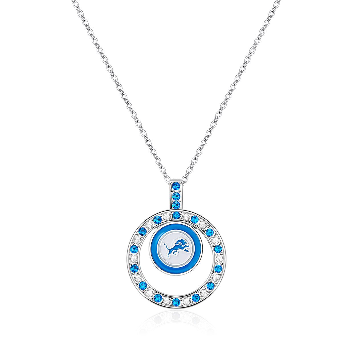 NFL Pendant Necklace - Gamedays Gear - Detroit Lions