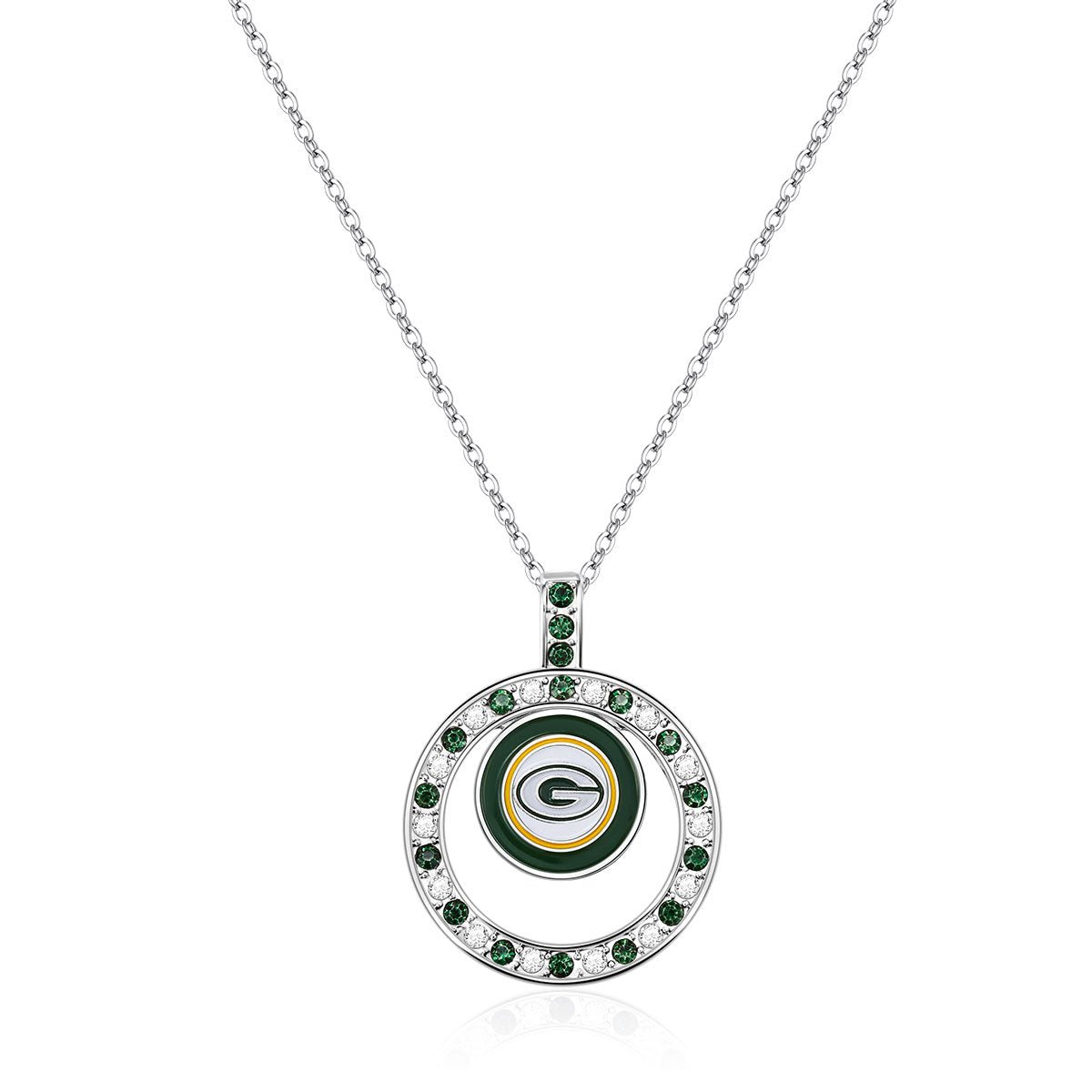 NFL Pendant Necklace - Gamedays Gear - Green Bay Packers