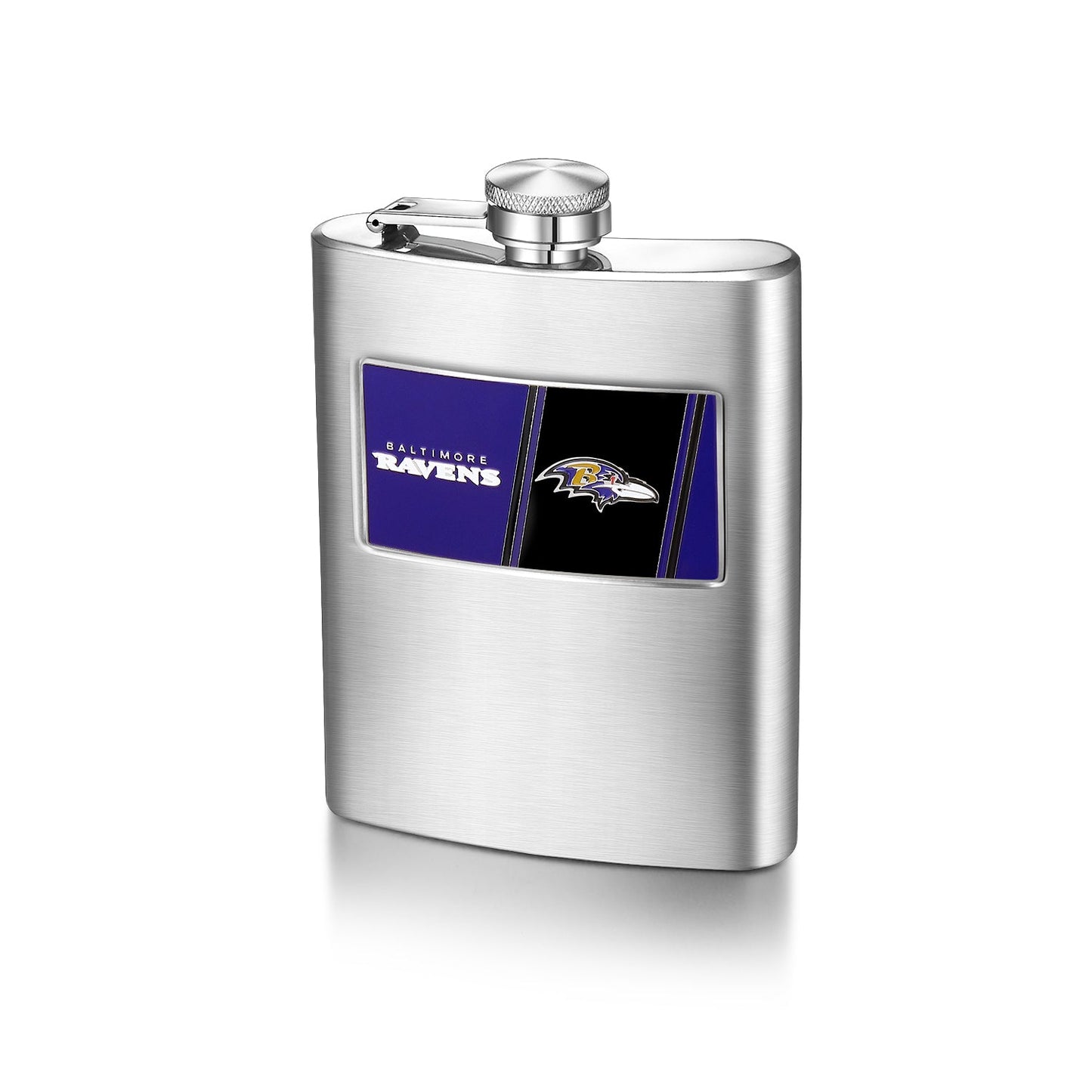 NFL Stainless Steel Flask - Gamedays Gear - Baltimore Ravens