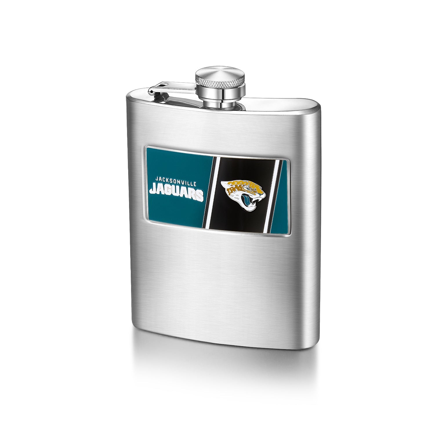 NFL Stainless Steel Flask - Gamedays Gear - Jacksonville Jaguars