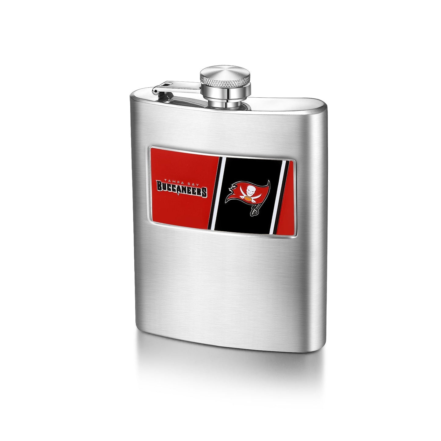 NFL Stainless Steel Flask - Gamedays Gear - Tampa Bay Buccaneers