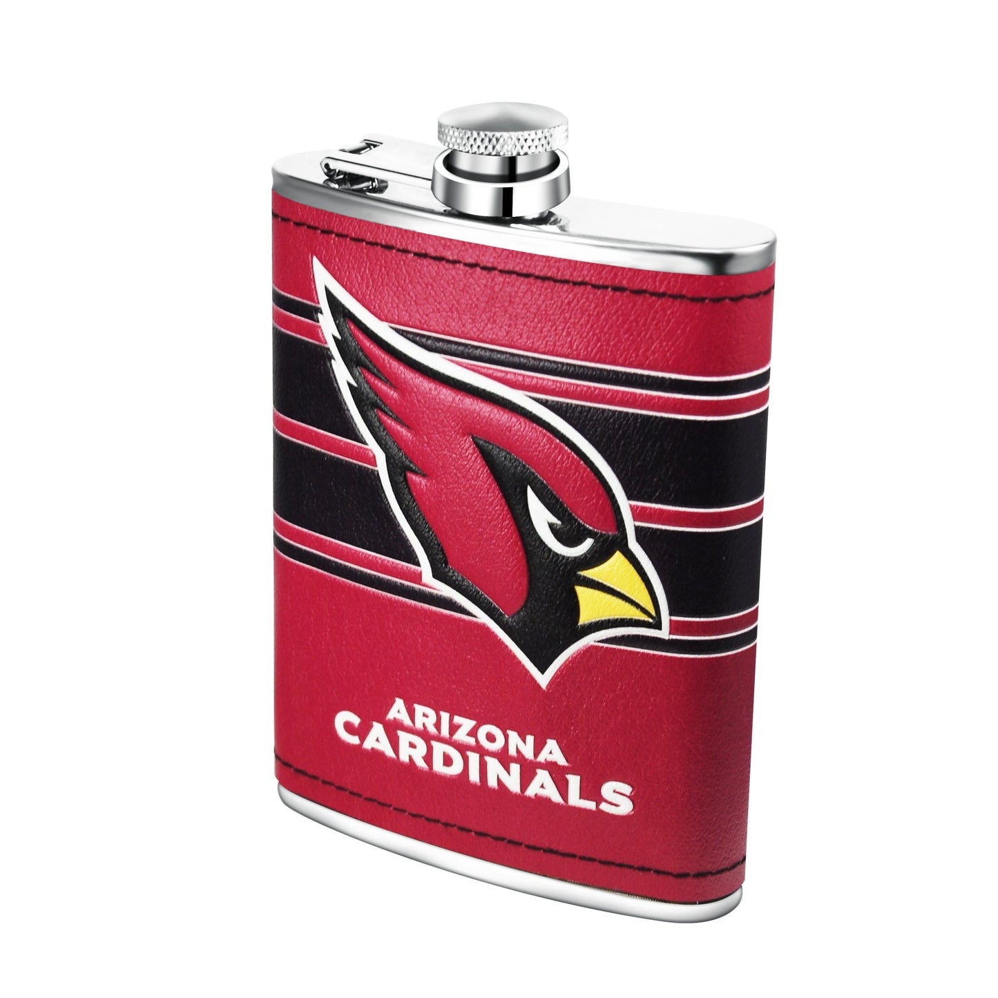 NFL Stainless Steel Hip Flask Set - Gamedays Gear - Arizona Cardinals