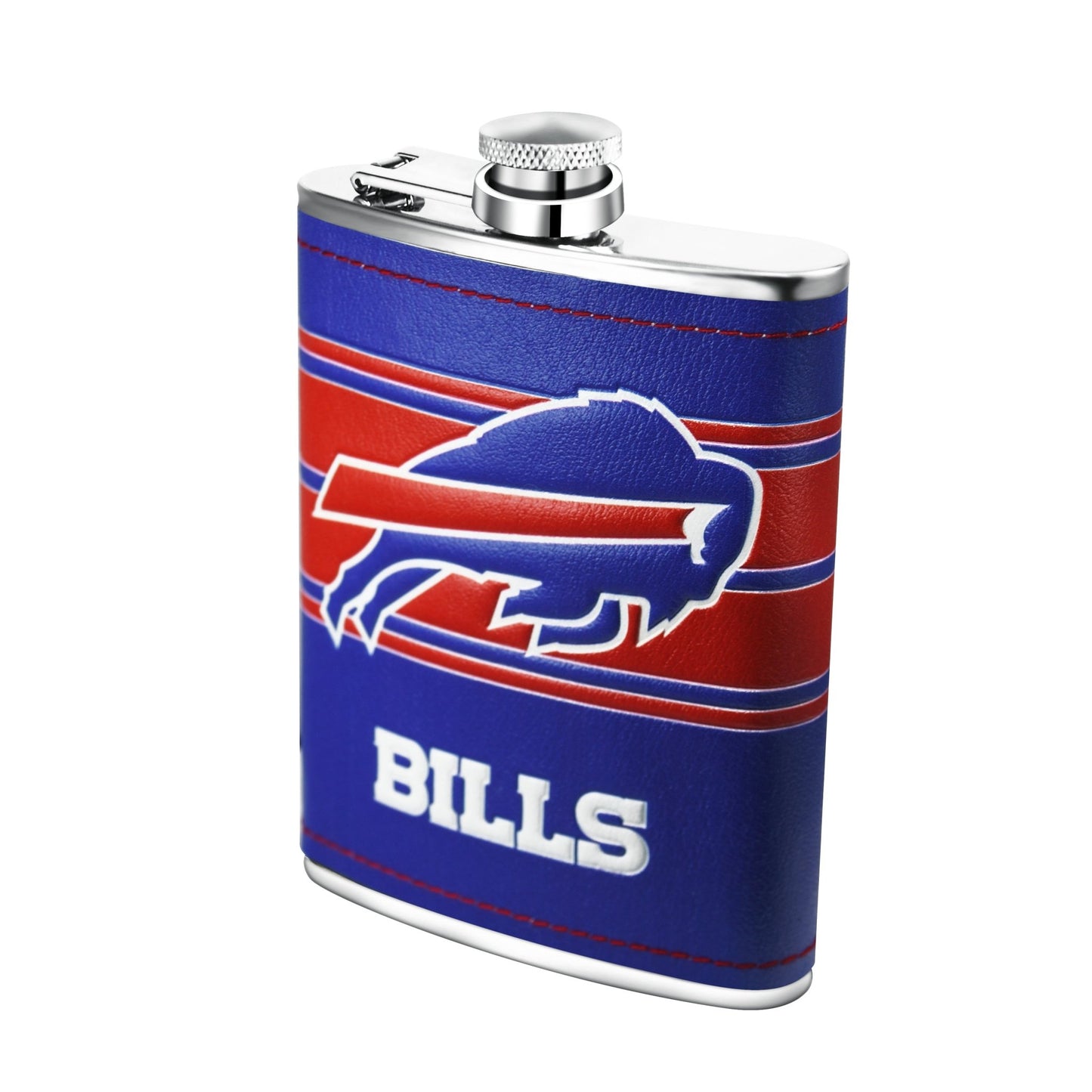 NFL Stainless Steel Hip Flask Set - Gamedays Gear - Buffalo Bills