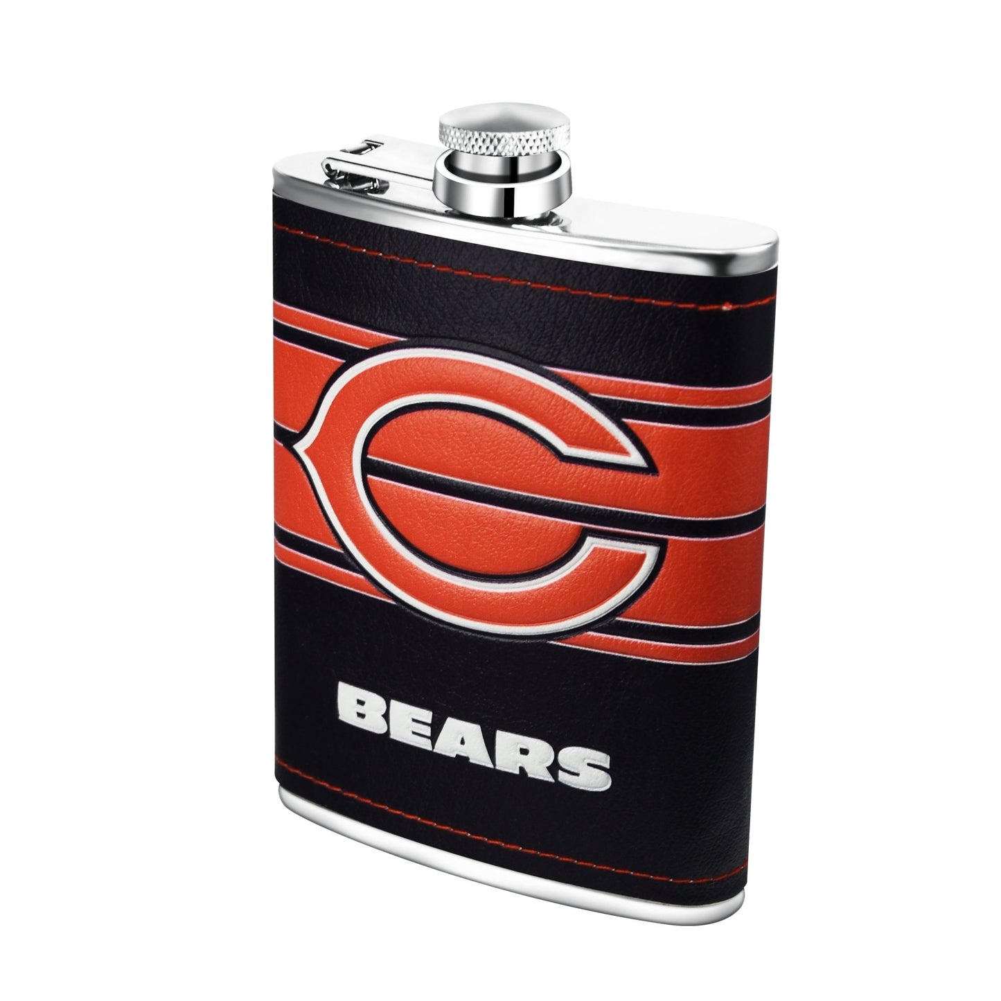 NFL Stainless Steel Hip Flask Set - Gamedays Gear - Chicago Bears