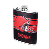 Cleveland Browns Stainless Steel Hip Flask Set