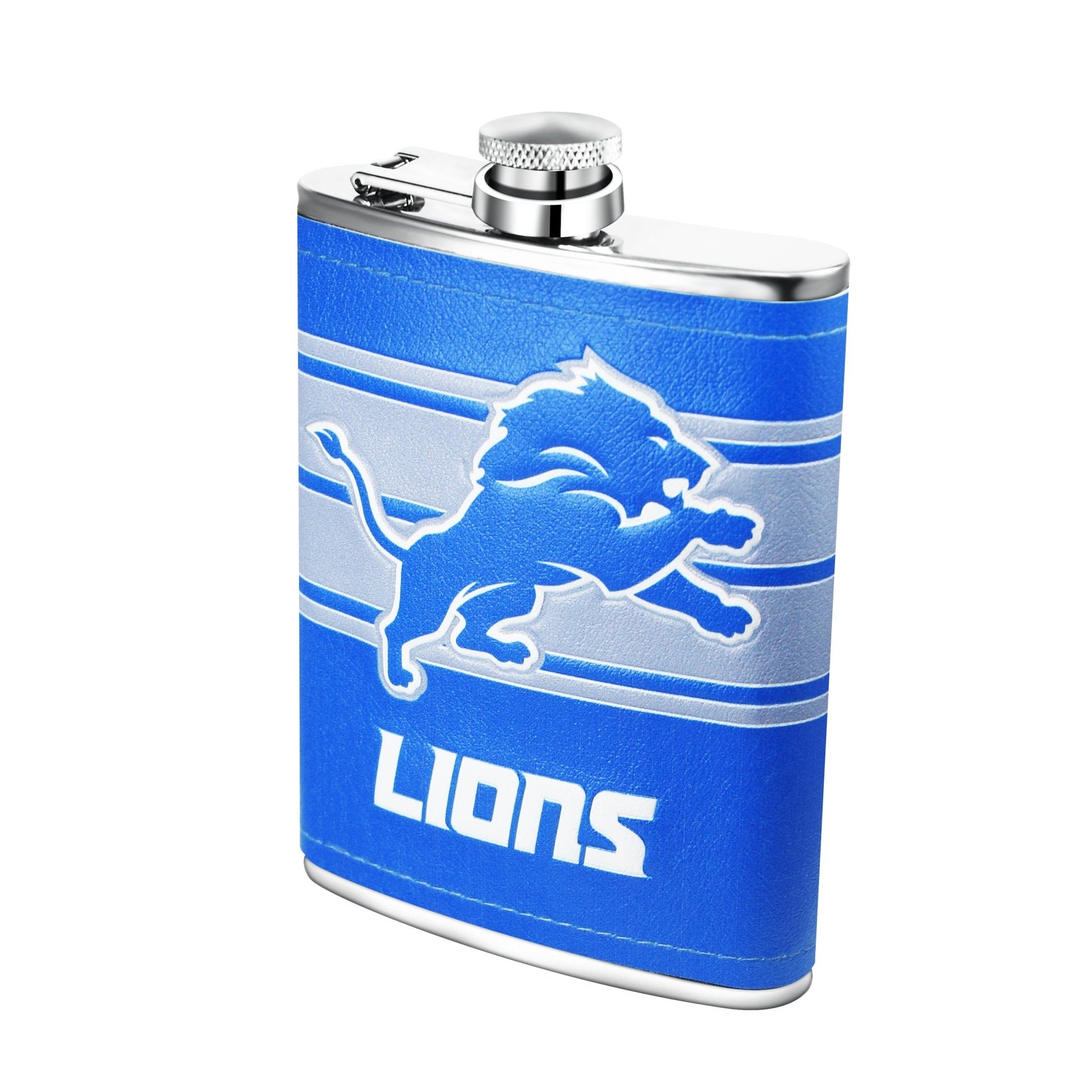 NFL Stainless Steel Hip Flask Set - Gamedays Gear - Detroit Lions