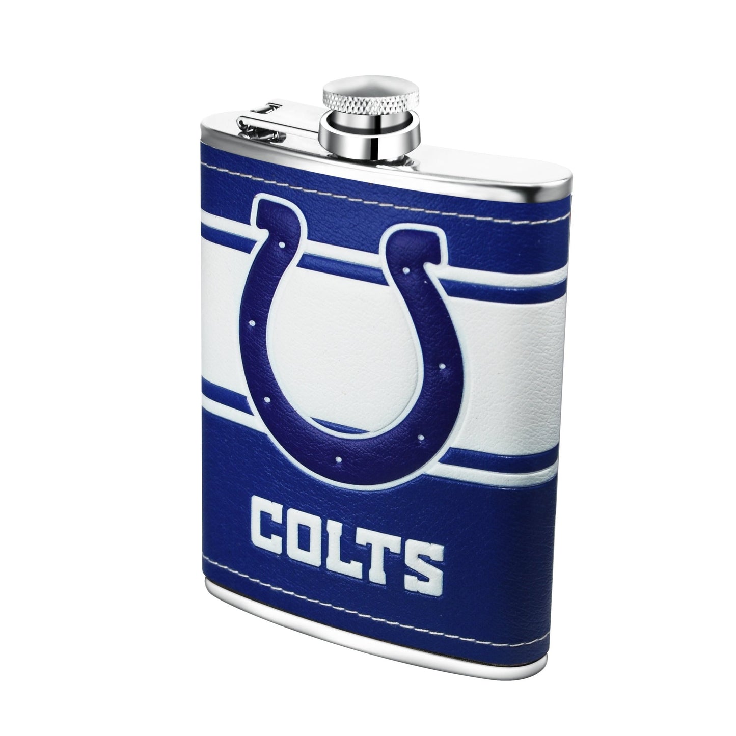 NFL Stainless Steel Hip Flask Set - Gamedays Gear - Indiana Colts