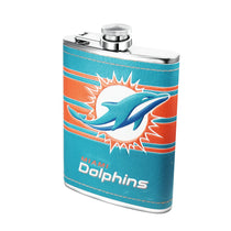 Miami Dolphins Stainless Steel Hip Flask Set