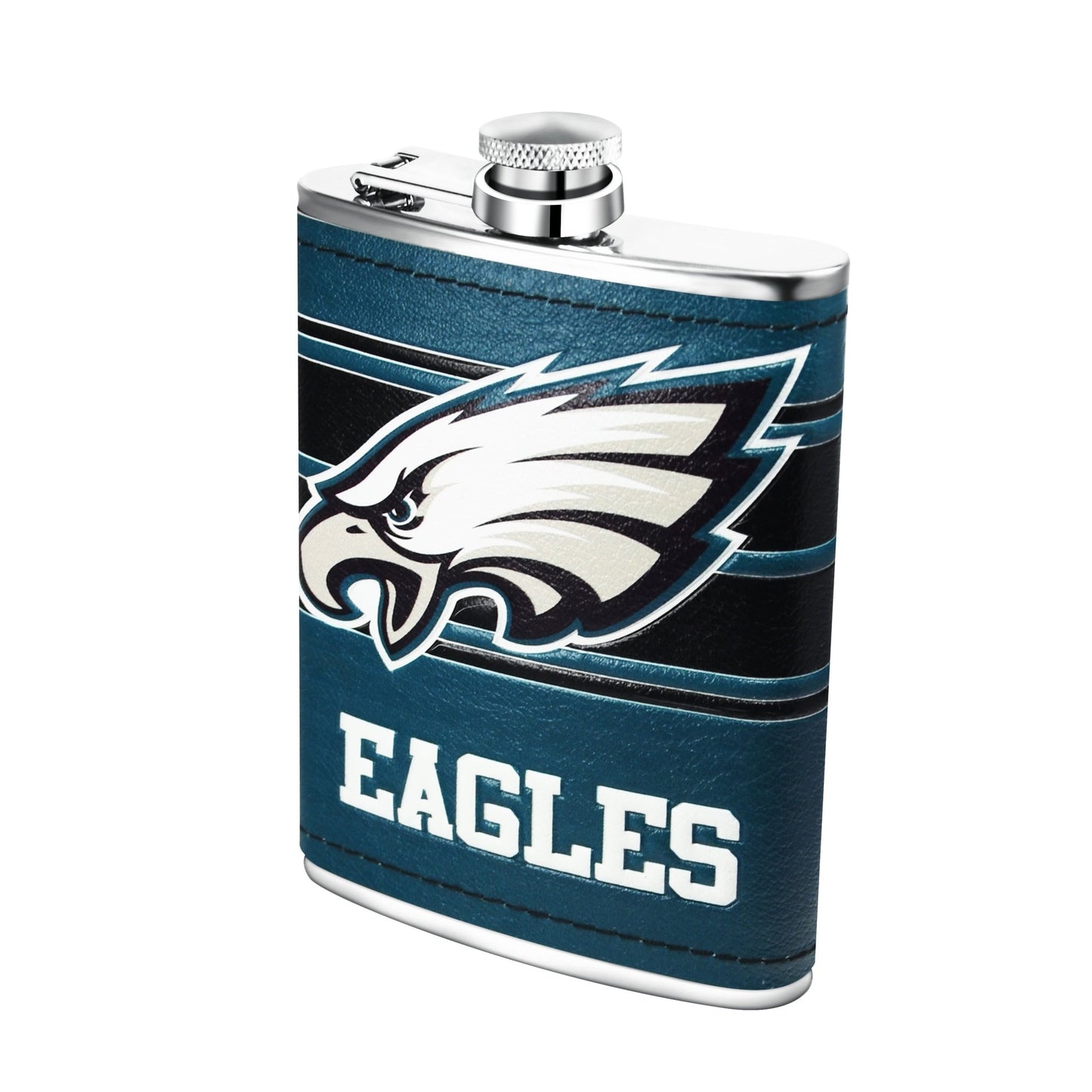 NFL Stainless Steel Hip Flask Set - Gamedays Gear - Philadelphia Eagles