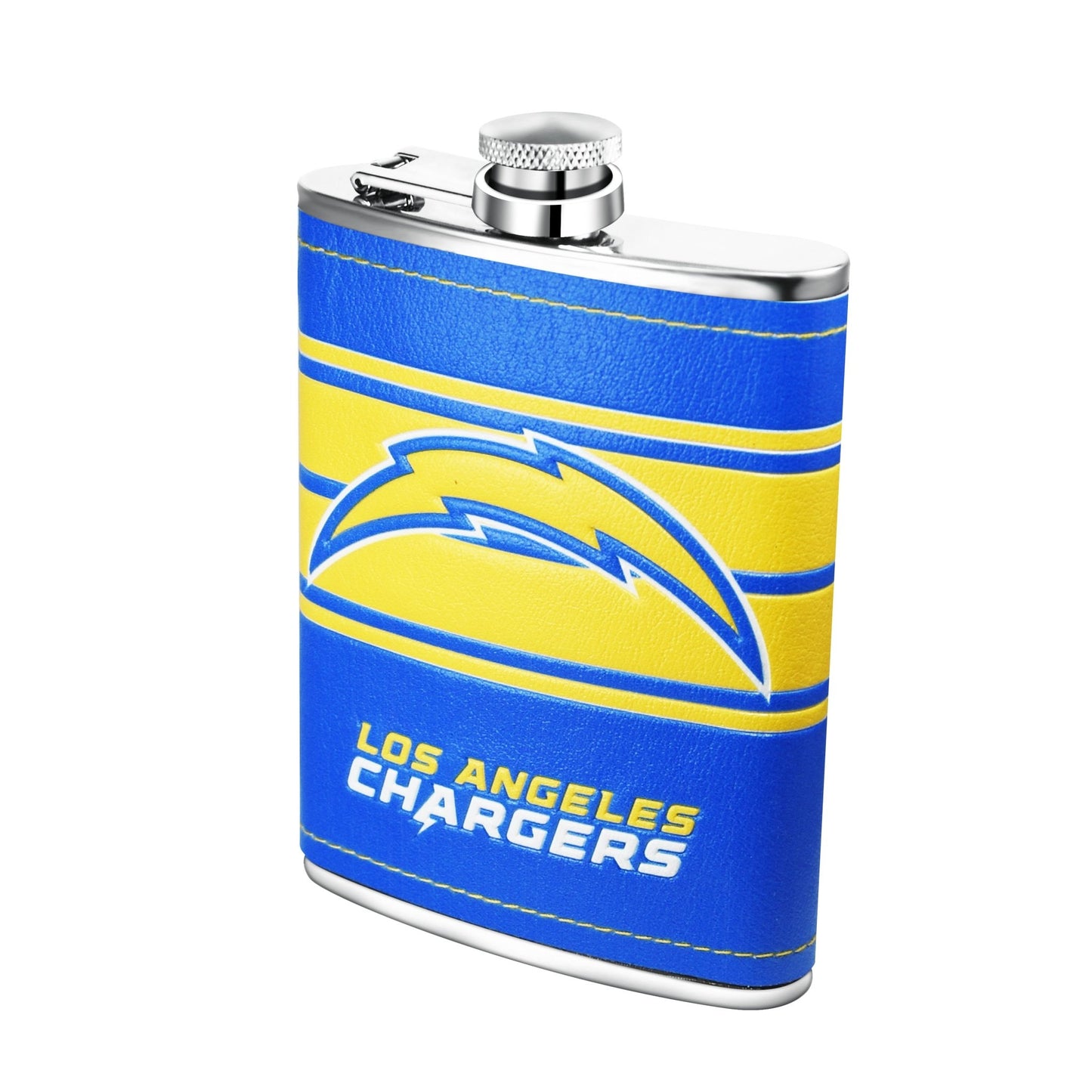 NFL Stainless Steel Hip Flask Set - Gamedays Gear - Los Angeles Chargers