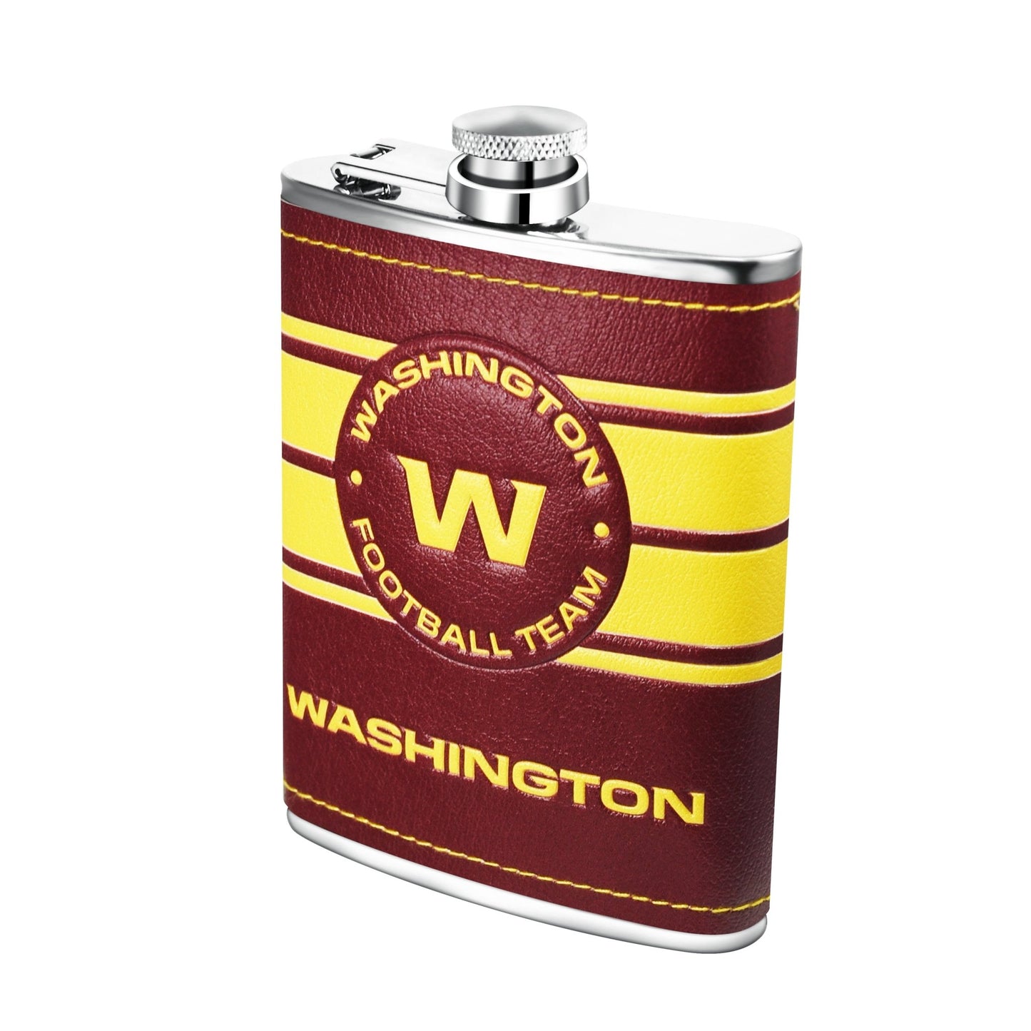 NFL Stainless Steel Hip Flask Set - Gamedays Gear - Washington Commanders