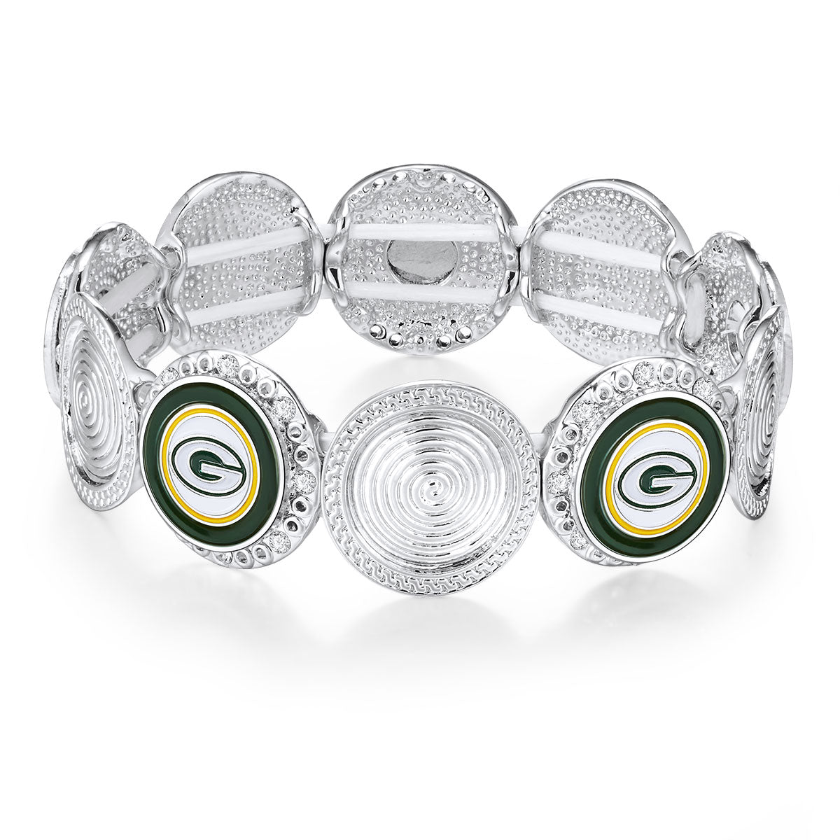 NFL Stretch Logo Bracelet - Gamedays Gear - Green Bay Packers