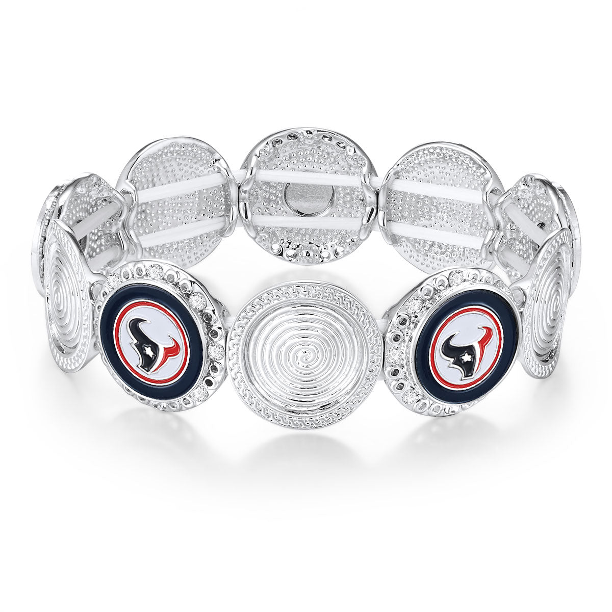 NFL Stretch Logo Bracelet - Gamedays Gear - Houston Texans