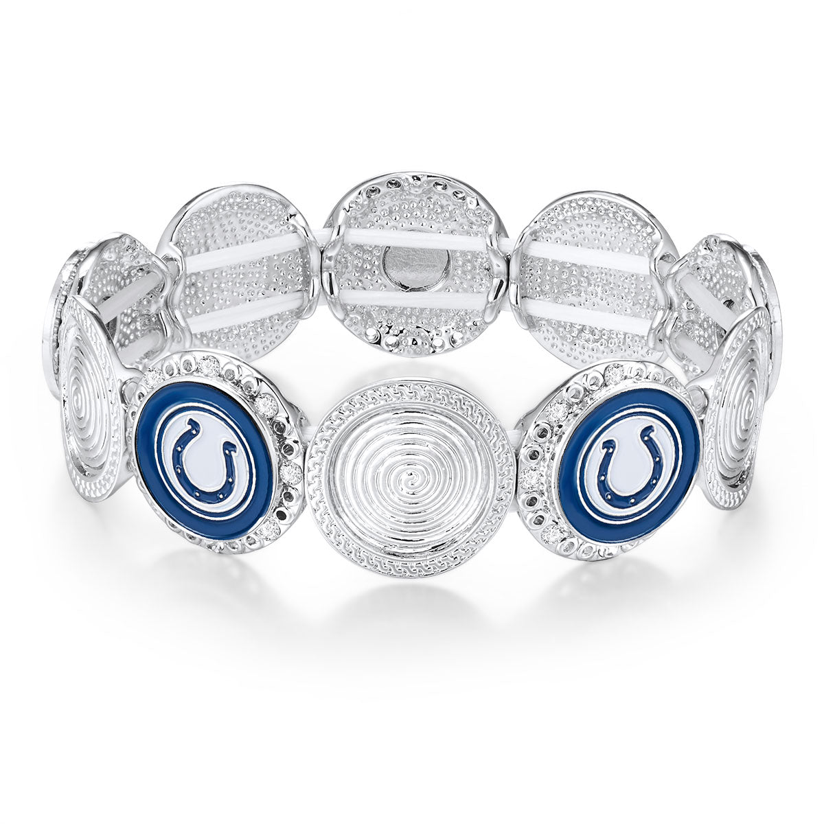 NFL Stretch Logo Bracelet - Gamedays Gear - Indiana Colts