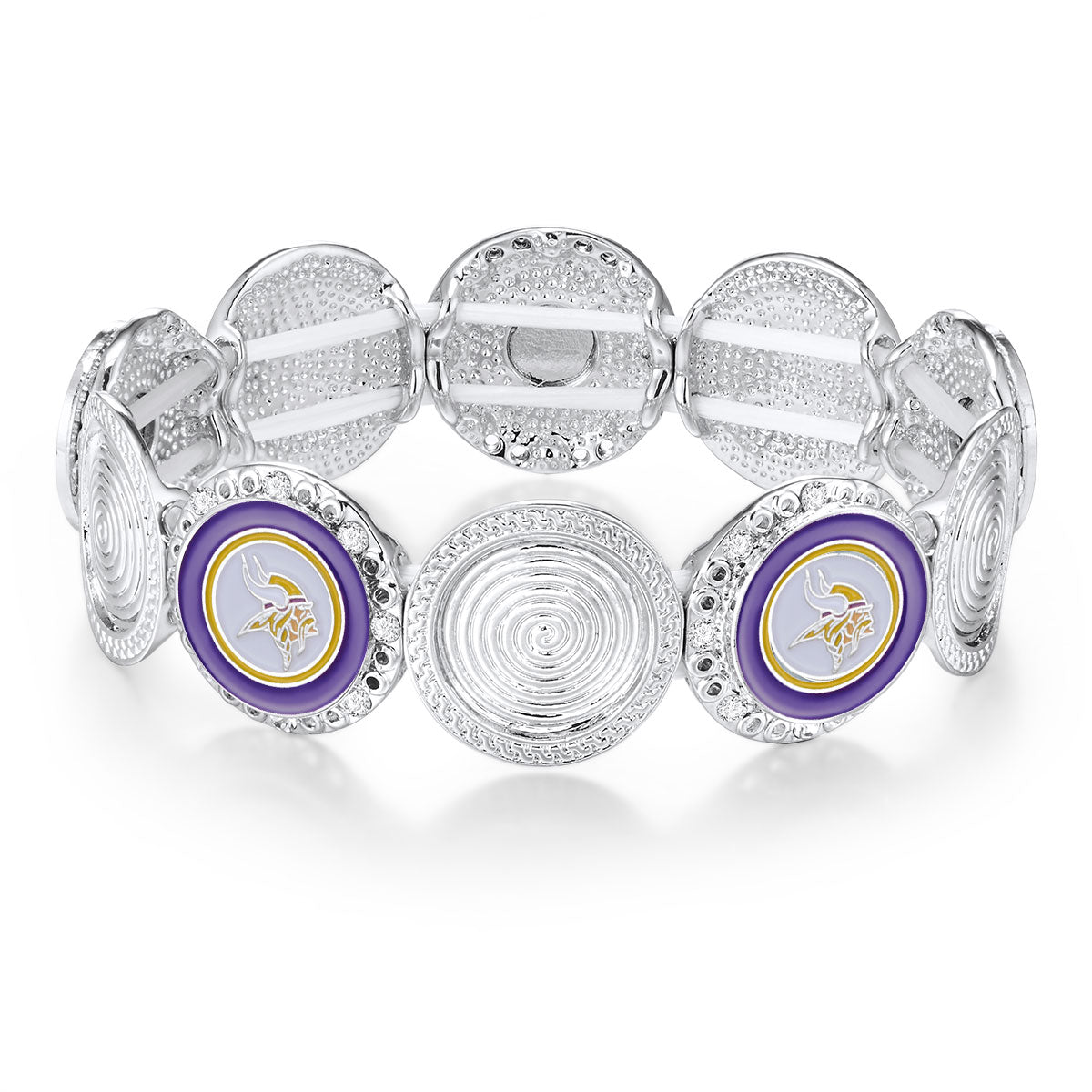 NFL Stretch Logo Bracelet - Gamedays Gear - Minnesota Vikings