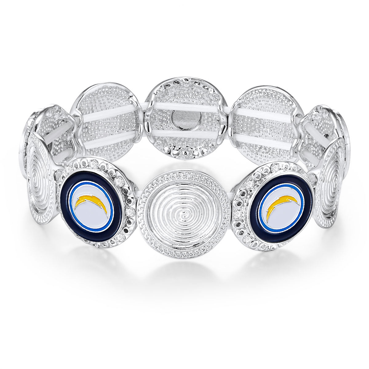 NFL Stretch Logo Bracelet - Gamedays Gear - Los Angeles Chargers