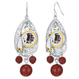 Gamedays Gear NFL Teardrop Logo Dangler Earrings