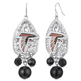 Gamedays Gear NFL Teardrop Logo Dangler Earrings E003 - 1002