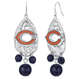 Gamedays Gear NFL Teardrop Logo Dangler Earrings E003 - 1006