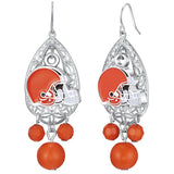 Gamedays Gear NFL Teardrop Logo Dangler Earrings E003 - 1008