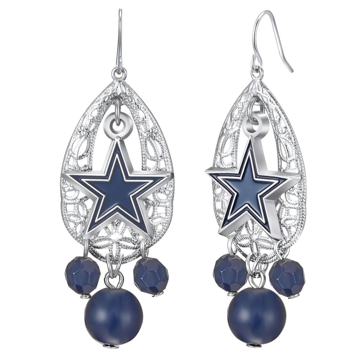 Gamedays Gear NFL Teardrop Logo Dangler Earrings E003 - 1009