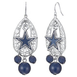 Gamedays Gear NFL Teardrop Logo Dangler Earrings E003 - 1009