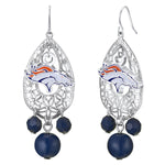 Gamedays Gear NFL Teardrop Logo Dangler Earrings E003 - 1010