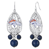 Gamedays Gear NFL Teardrop Logo Dangler Earrings E003 - 1010
