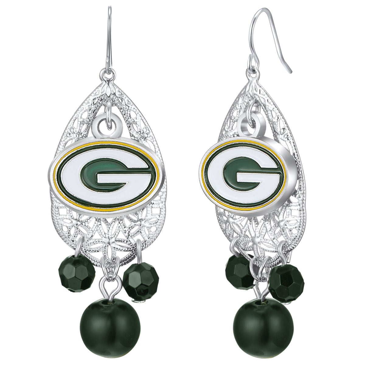 Gamedays Gear NFL Teardrop Logo Dangler Earrings E003 - 1012